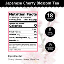 Buddha Teas Japanese Cherry Blossom Tea - Ou Kosher, 18 Bleach-Free Tea Bags