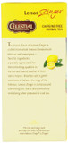 Celestial Seasonings Herbal Tea, Lemon Zinger, 25 Count, (Pack Of 6)