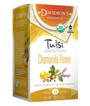 Davidson'S Organics, Tulsi Chamomile Flower, 25-Count Tea Bags, Pack Of 6