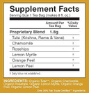 Davidson'S Organics, Tulsi Chamomile Flower, 25-Count Tea Bags, Pack Of 6