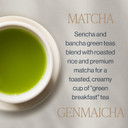 Rishi Tea Organic Matcha Genmaicha Green Tea - Sencha And Bancha Green Teas With Roasted Rice Breakfast Tea, Ideal For Hot Or Iced Tea - 8.82 Ounces, 20+ Servings