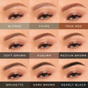 Madluvv Eyebrow Stencil Kit - Easy-To-Use, Natural Look, 6 Popular Shapes, Used By Professionals - Includes Stamp, Stencils, Spoolie, And Travel Bag (Dark Brown)8 - Dark Brown