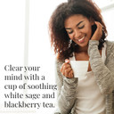 The Republic Of Tea Gourmet Blackberry Sage Black Tea, Refill Bag | 250 Tea Bags, Gourmet Black Tea