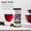 The Republic Of Tea Gourmet Blackberry Sage Black Tea, Refill Bag | 250 Tea Bags, Gourmet Black Tea