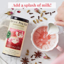 The Republic Of Tea  Republic Pink Chai Herbal Tea Tin, 36 Tea Bags, Naturally Caffeine Free