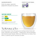 The Republic Of Tea  Hicaf Gingermint Green Tea, 50 Tea Bags, High In Caffeine