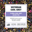 Tiesta Tea - Victorian Earl Grey, Floral Earl Grey Black Tea, Premium Loose Leaf Tea Blends, High Caffeinated Black Tea, Make Hot Or Iced Tea, Brews Up To 200 Cups - 16Oz Resealable Bulk Pouch