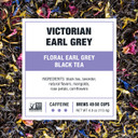 Tiesta Tea - Victorian Earl Grey | Floral Earl Grey Black Tea | Premium Loose Leaf Tea Blends | High Caffeinated Black Tea | Make Hot Or Iced Tea | Brews Up To 50 Cups - 4 Ounce Refillable Tin