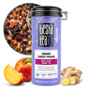 Tiesta Tea - Ginger Sweet Peach, Spicy Peach Herbal Tea, Premium Loose Leaf Tea Blend, Non Caffeinated Herbal Tea 50 Cups - 6 Ounce Refillable Tin