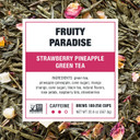 Tiesta Tea - Fruity Paradise Strawberry Pineapple Green Tea Premium Loose Leaf Tea Medium Caffeinated Green Tea Make Hot Or Iced Tea, Up To 250 Cups - 16Oz Bulk Pouch & 4Oz Refillable Tin Combo