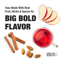 Tiesta Tea - Nutty Almond Cream | Cinnamon Almond Herbal Tea | Premium Loose Leaf Tea Blend | Non-Caffeinated Fruit Tea | Make Hot Or Iced Tea & Brews Up To 200 Cups - 16 Ounce Resealable Bulk Pouch