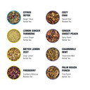 Tiesta Tea - Revitalizing Tea Sampler Dry Flight Set | High To No Caffeine Hot & Iced Tea, Up To 80 Cups | Premium Loose Leaf Tea Sample Set With Green, & Herbal Tea - 8 Resealable Sample Pouches