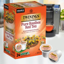Twinings Pure Rooibos Red Tea K-Cup Pods For Keurig, 24 Count (Pack Of 1), Natural, Slightly Sweet Taste, Naturally Caffeine-Free, Enjoy Hot Or Iced | Packaging May Vary