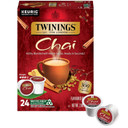 Twinings Chai Black Tea K-Cup Pods For Keurig, 24 Count (Pack Of 1), Naturally Sweet And Savoury Spice Flavours, Caffeinated, Enjoy Hot Or Iced | Packaging May Vary