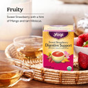 Yogi Tea Sweet Strawberry Digestive Support - 16 Tea Bags Per Pack (4 Pack) - Organic Turmeric Tea Bags - Digestive Support Tea - Includes Turmeric Root, Black Pepper, Strawberry, Mango & More
