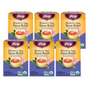 Yogi Blueberry Sage Stress Relief Organic Tea, Caffeine-Free, Vegan Friendly, Kosher, Usda Certified Organic, Non-Gmo, 16 Tea Bags (Pack Of 6)