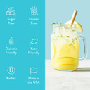 Jordan'S Skinny Mixes Sugar Free Syrup, Lemonade Flavor, Fruit Flavored Water Enhancer, Drink Mix For Ice Tea, Lemonade & More, Low Calorie Flavoring, Keto Friendly, 25.4 Fl Oz, 1 Pack