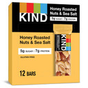 Kind Bars, Honey Roasted Nuts & Sea Salt, Gluten Free, Low Glycemic Index, 1.4Oz, 12 Count Kind Bars, Honey Roasted Nuts & Sea Salt, Gluten Free, Low Glycemic Index, 1.4Oz, 12 Count