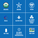 Sunny Fruit Soft Organic Prunes, 2.5 Pound Bulk Bag | Healthy, Sweet Dried Plums | Organic, Non-Gmo, Vegan, Halal, Kosher, No Preservatives, No Sugar Added