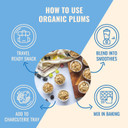 Sunny Fruit Soft Organic Prunes, 2.5 Pound Bulk Bag | Healthy, Sweet Dried Plums | Organic, Non-Gmo, Vegan, Halal, Kosher, No Preservatives, No Sugar Added