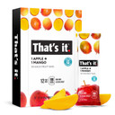 That'S It. Apple + Mango 100% Natural Real Fruit Bar, Best High Fiber Vegan, Gluten Free Healthy Snack, Paleo For Children & Adults, Non Gmo No Sugar Added, No Preservatives Energy Food (12 Pack) That'S It. Apple + Mango 100% Natural Real Fruit Bar, Best High Fiber Vegan, Gluten Free Healthy Snack, Paleo For Children & Adults, Non Gmo No Sugar Added, No Preservatives Energy Food (12 Pack)