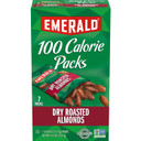 Emerald Nuts Dry Roasted Almonds 7Ct (12-Pack), 100-Calorie Individual Packs, Kosher Certified, Non-Gmo, Contains No Artificial Preservatives, Flavors Or Synthetic Colors