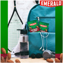 Emerald Nuts Dry Roasted Almonds 7Ct (12-Pack), 100-Calorie Individual Packs, Kosher Certified, Non-Gmo, Contains No Artificial Preservatives, Flavors Or Synthetic Colors