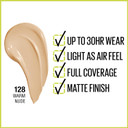 Maybelline Super Stay Full Coverage Liquid Foundation Active Wear Makeup, Up To 30Hr Wear, Transfer, Sweat & Water Resistant, Matte Finish, Warm Nude, 1 Count