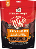 Stella & Chewy'S Wild Red Jerky Nuggets Dog Treats Beef & Lamb Recipe And Freeze-Dried Raw Single Ingredient Lamb Heart Treats Bundle