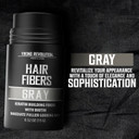 Viking Revolution Gray Hair Fibers For Thinning Hair Men - Thick Fiber For Bald Spot Cover Up - Hair Building Fibers With Kerating And Biotin - Hair Fiber For Men For Thicker And Fuller Look (0.52Oz)