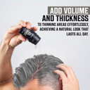 Viking Revolution Gray Hair Fibers For Thinning Hair Men - Thick Fiber For Bald Spot Cover Up - Hair Building Fibers With Kerating And Biotin - Hair Fiber For Men For Thicker And Fuller Look (0.52Oz)