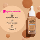 Wet N Wild Bare Focus Skin Tint, 5% Niacinamide Enriched, Buildable Sheer Lightweight Coverage, Natural Radiant Finish, Hyaluronic & Vitamin Hydration Boost, Cruelty-Free & Vegan - Peach Ivory
