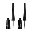E.L.F. Expert Liquid Liner (Pack Of 2), High-Pigmented, Extra-Fine Liquid Eyeliner For Precise Definition, Long-Lasting, Vegan & Cruelty-Free, Jet Blackjet Black