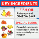 Allergy Relief + Omega 3 Bundle - Anti-Itch & Hot Spots + Skin Allergy - Omega 3 + Pumpkin + Enzymes + Epa&Dha Fatty Acid - Immune Supplement + Joint Health - 240 Chews + 360 Chews - Made In Usa