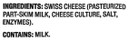 Amazon Brand - Happy Belly Sliced Swiss Cheese, 10 Slices, 8 Oz