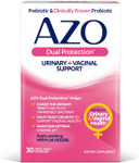 Azo Bladder Control With Go-Less Daily Supplement | Helps Reduce Occasional Urgency & Dual Protection | Urinary + Vaginal Support*| Prebiotic Plus Clinically Proven Women'S Probiotic