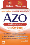 Azo Bladder Control With Go-Less Daily Supplement | Helps Reduce Occasional Urgency & Dual Protection | Urinary + Vaginal Support*| Prebiotic Plus Clinically Proven Women'S Probiotic