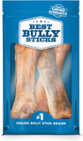 Best Bully Sticks Jumbo Smoked Beef Shin Bones (3 Pack) - Free-Range, All-Natural, & Grass-Fed Beef Dog Chews