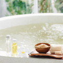 Birch & Meadow Epsom Salt With Cashmere Oil, 4 Lb, Magnesium Sulfate, Bath Soak, Calming & Relaxing