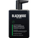 Blackwood For Men Active Man Daily Shampoo - Thickening & Clarifying Shampoo For Normal To Oily Hair Or Scalp - Fights Hair Loss - Natural Vegan Formula - Sulfate Free With Ginseng & Aloe Vera (7Oz)