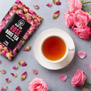 Blue Tea - Rose Buds Herbal Tea Loose Leaf - 3.52 Oz | Rich Vitamin-C | Beautiful Hair & Skin-Caffeine Free- Natural Ingredients - Flower Based -Herbal Tea- Vegan -Non-Gmo | Premium Zipper Pack