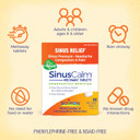 Boiron Sinuscalm Tablets For Sinus Pain Relief, Runny Nose, Congestion, Sinus Pressure, Headache - 60 Count Boiron Sinuscalm Tablets For Sinus Pain Relief, Runny Nose, Congestion, Sinus Pressure, Headache - 60 Count