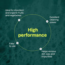 Bundle Of Attitude Fruit And Vegetable Wash, Removes Wax, Dirt And Impurities, Plant- And Mineral-Based, Vegan, Unscented, 27.1 Fl Oz + Bulk Refill, 67.6 Fl Oz