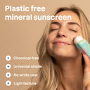 Bundle Of Attitude Oceanly Tinted Lip Balm With Spf 30, Plastic-Free, Baby Rose, 0.3 Oz + Tinted Face Cream With Spf 30, Universal Tint, 1 Oz + Face Cleanser, Phyto Cleanse, Unscented, 0.3 Oz