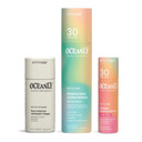 Bundle Of Attitude Oceanly Tinted Lip Balm With Spf 30, Plastic-Free, Baby Rose, 0.3 Oz + Tinted Face Cream With Spf 30, Universal Tint, 1 Oz + Face Cleanser, Phyto Cleanse, Unscented, 0.3 Oz