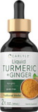 Carlyle Turmeric And Ginger Drops 2 Fl Oz | Supplement With Black Pepper | Vegan, Non-Gmo, Gluten Free