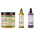 Carol'S Daughter Curly Hair Care - Best Sellers Kit: Mimosa Honey Pomade, Goddess Strength Hair & Scalp Oil, Black Vanilla Leave In Conditioner Spray Oil For 4C, 4B, 4A, 3C, 3B, 3A Hair