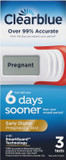 Clearblue Early Digital Pregnancy Test, Early Detection At Home Pregnancy Test, 3 Ct