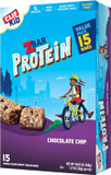 Clif Kid Zbar - Chocolate Chip - Soft Baked Whole Grain Snack Bars & Protein - Chocolate Chip - Crispy Whole Grain Snack Bars - Made With Organic Oats - Non-Gmo - 5G Protein - 1.27 Oz. (15 Pack)