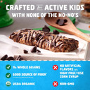 Clif Kid Zbar - Chocolate Chip - Soft Baked Whole Grain Snack Bars & Protein - Chocolate Chip - Crispy Whole Grain Snack Bars - Made With Organic Oats - Non-Gmo - 5G Protein - 1.27 Oz. (15 Pack)
